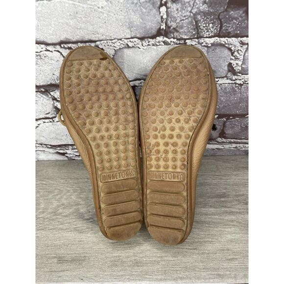 Minnetonka Moccasins Brown Leather Driving Moccasin Loafers Women Sz 6M US/36EU - Picture 16 of 16